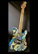 Hand painted Fender Telecaster guitar